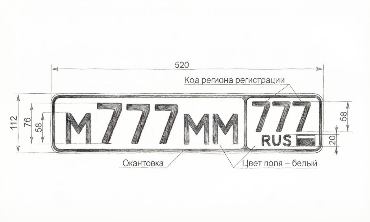 Цветовая дифференциация номерных знаков транспортных средств в Российской Федерации Цветовая дифференциация номерных знаков транспортных средств в Российской Федерации