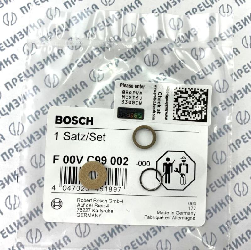 F00VC99002 BOSCH Кольца клапана форсунки Bosch