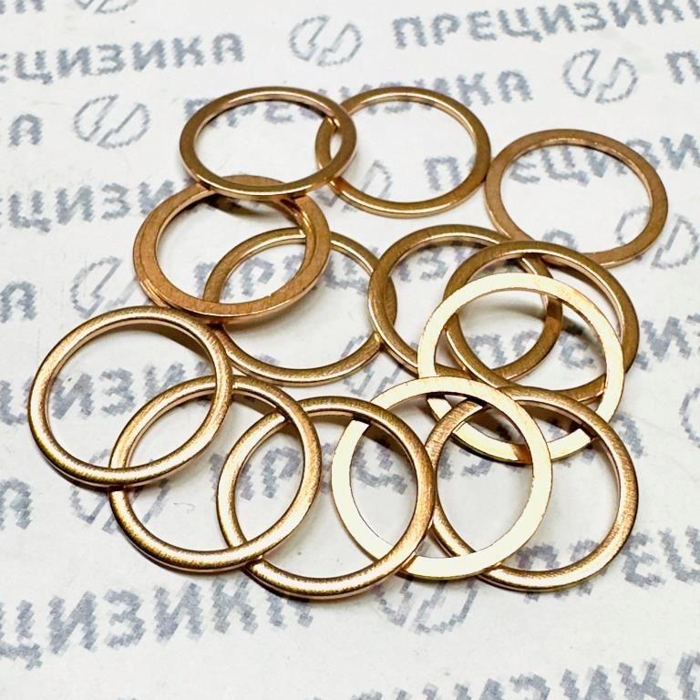 17х21х1 Шайба медная АЗПИ (16-062)