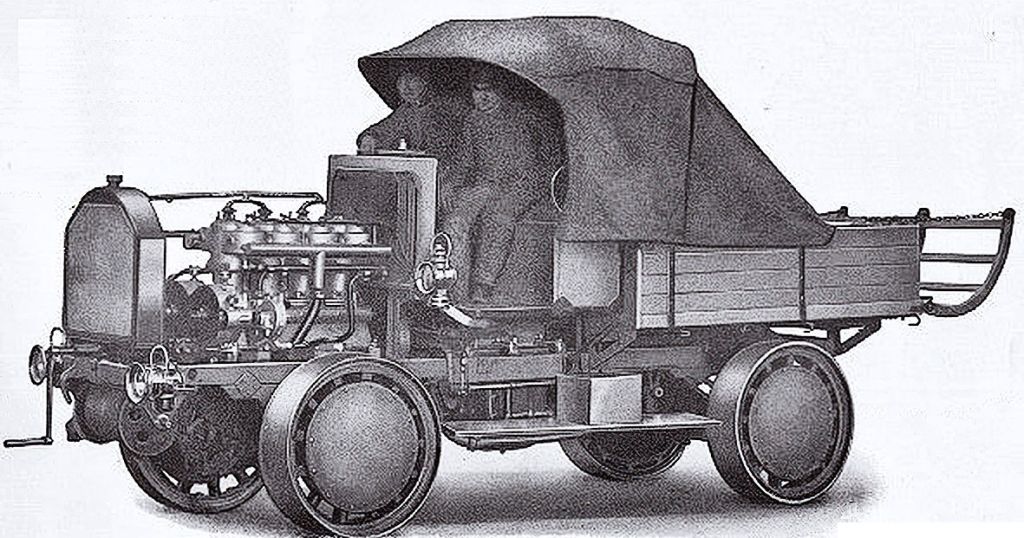 Rába 40 HP – первый в мире полноприводный грузовик с ДВС. 1904 г..jpg